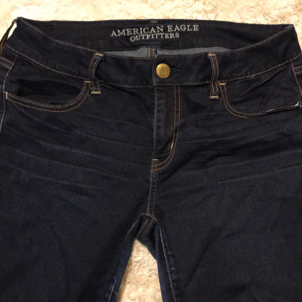 American Eagle super stretch dark wash jegging